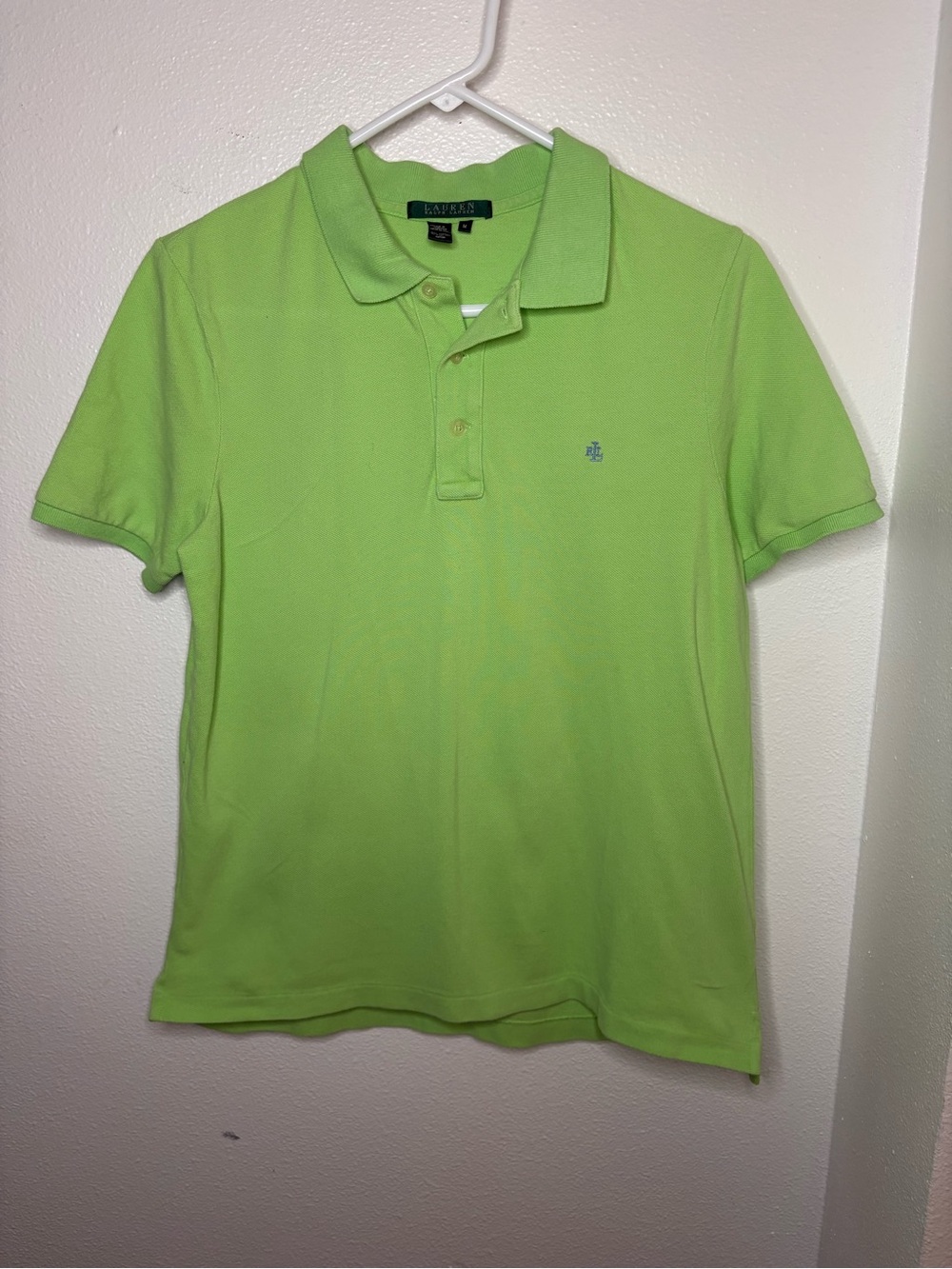 Ralph Lauren Neon Green Short Sleeve Polo